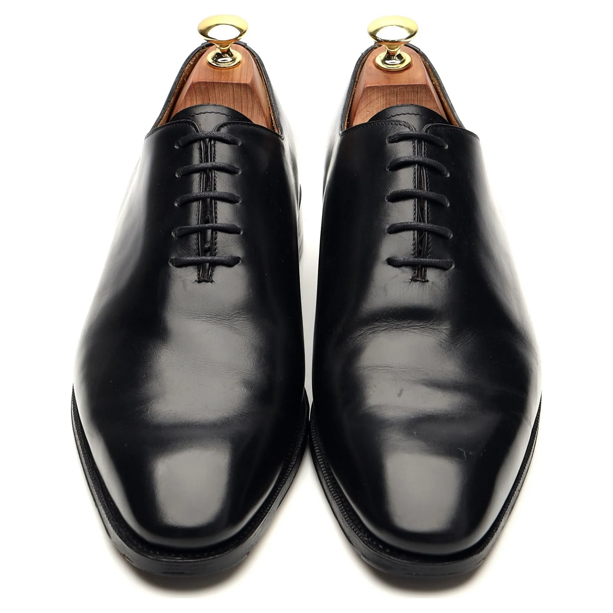 '101540' Black Leather Wholecut Oxford UK 8 E