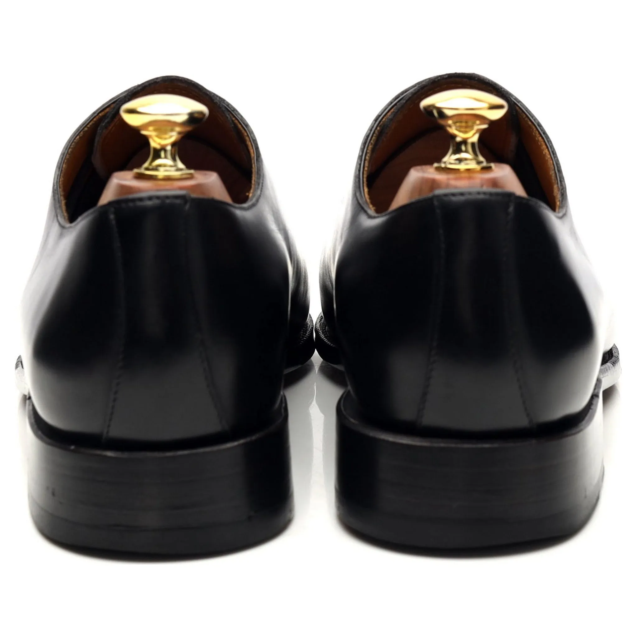 '101540' Black Leather Wholecut Oxford UK 8 E