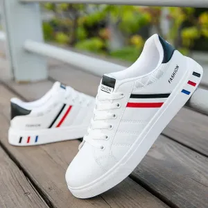 2024 Men's Casual Lace-up White Sneakers