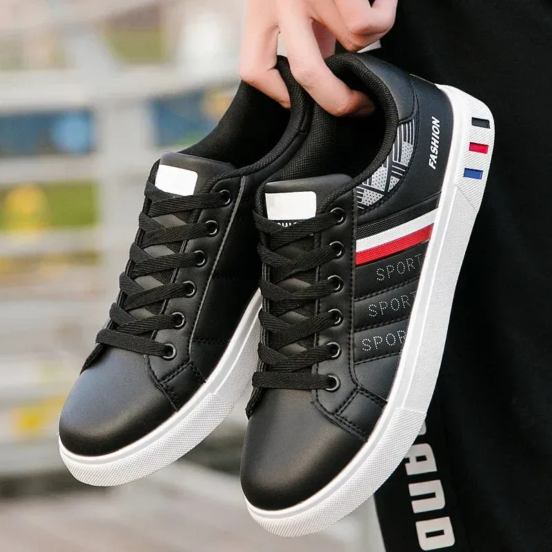 2024 Men's Casual Lace-up White Sneakers