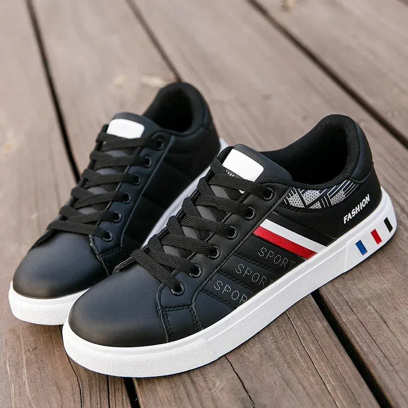 2024 Men's Casual Lace-up White Sneakers
