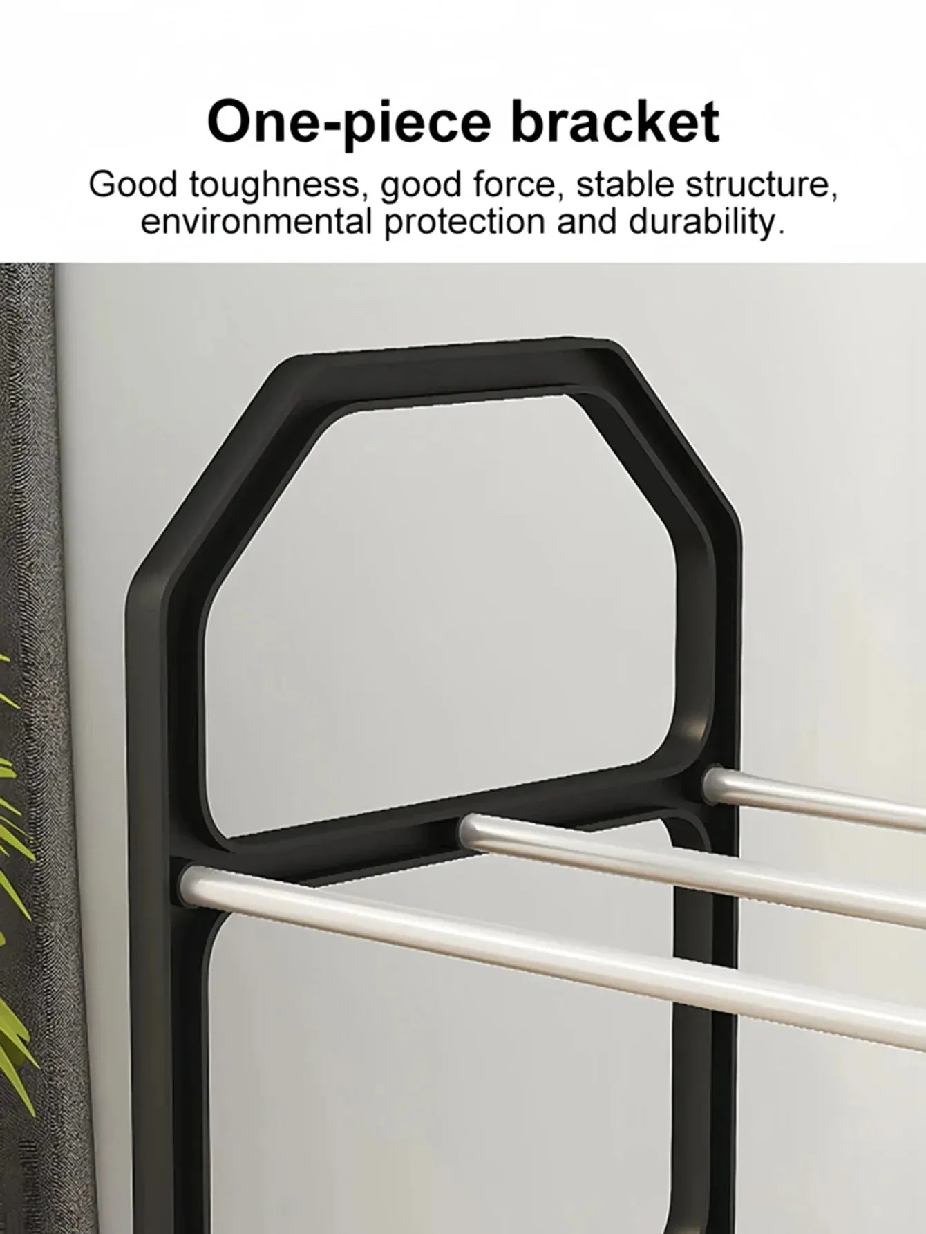 4 Layer Stainless Steel Shoe Rack Space Saving Organizer