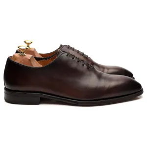'5216' Dark Brown Leather Wholecut Oxford UK 10