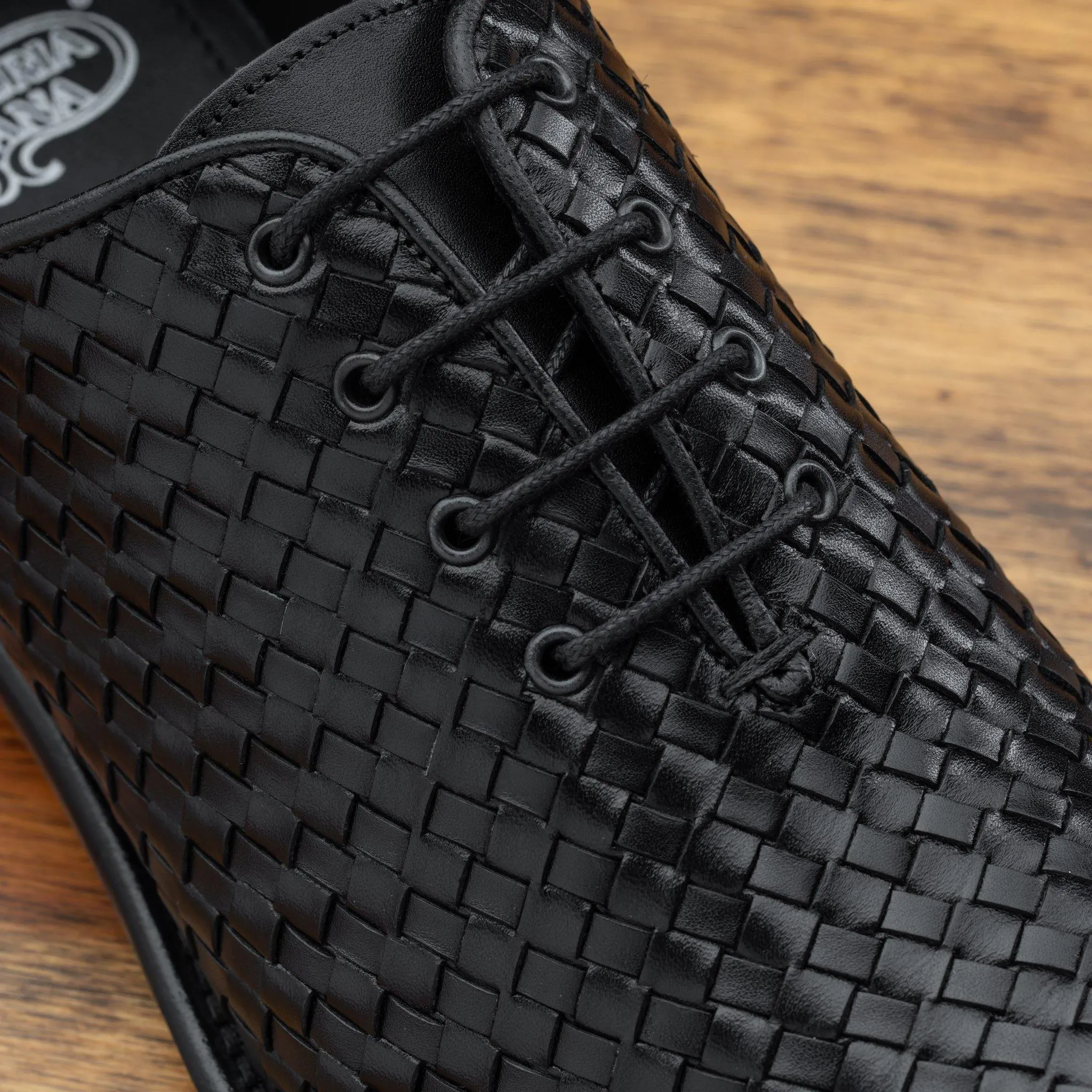 5373 Calzoleria Toscana Woven Lace-Up