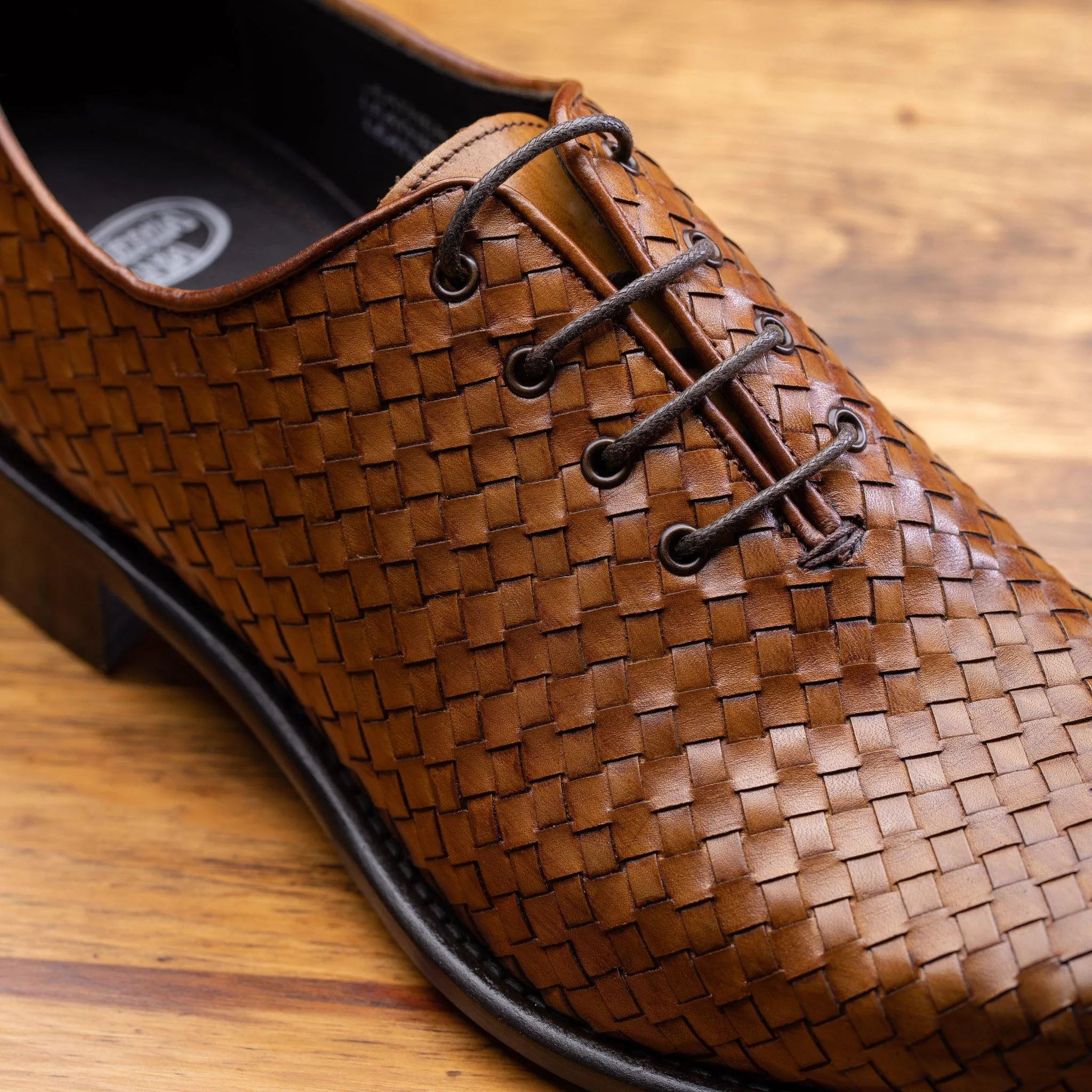 5373 Calzoleria Toscana Woven Lace-Up