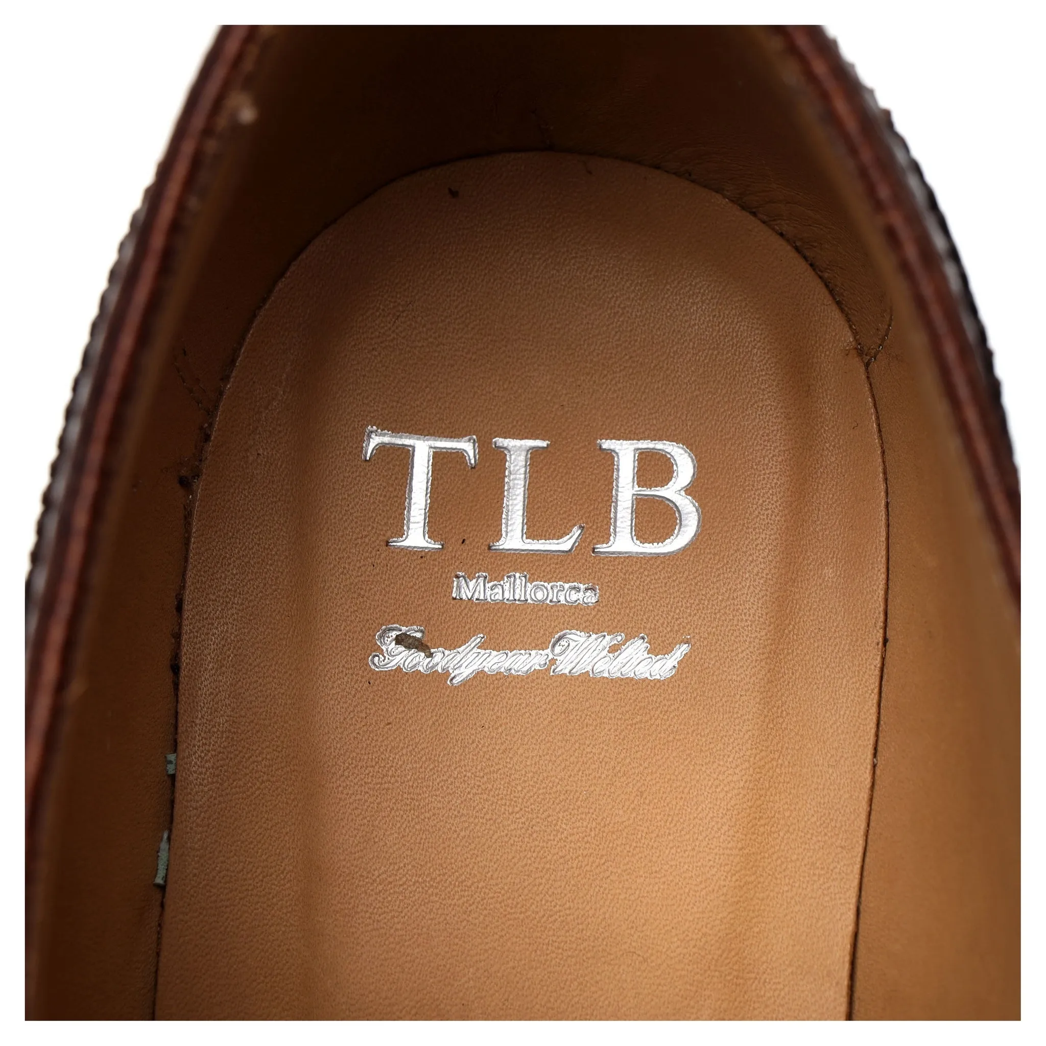 '679 Dustin' Brown Grain Leather Derby Brogue UK 9.5 G