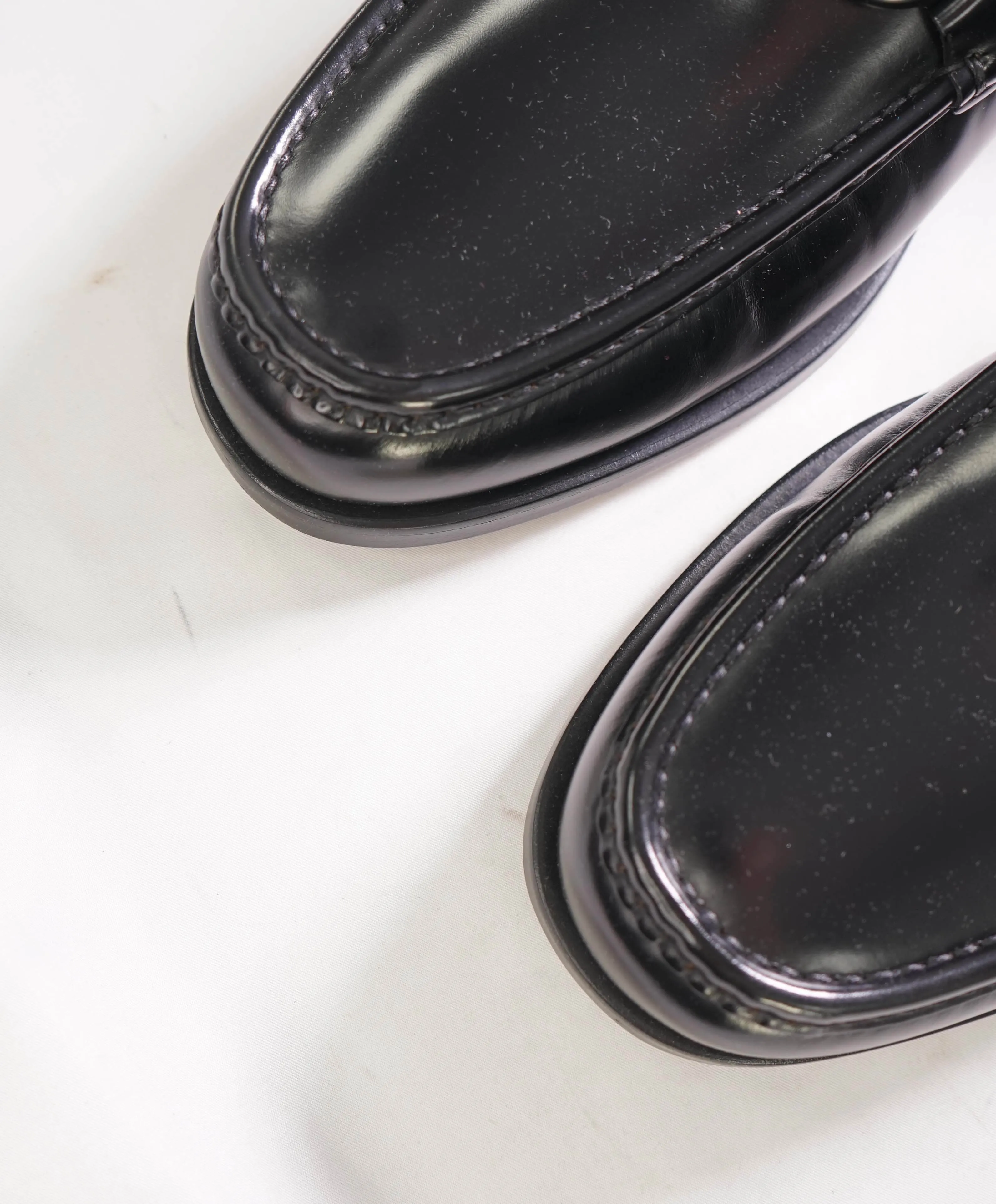 $850 SALVATORE FERRAGAMO - “ROLO" Gancini Bit Loafer Black Leather - 11 EE US