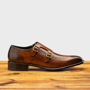 8863 Calzoleria Toscana Cayenne Calf Double Monkstrap