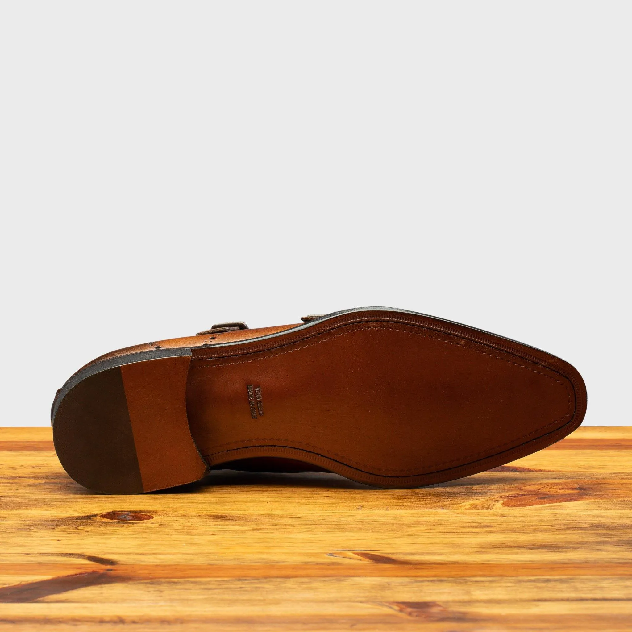 8863 Calzoleria Toscana Cayenne Calf Double Monkstrap