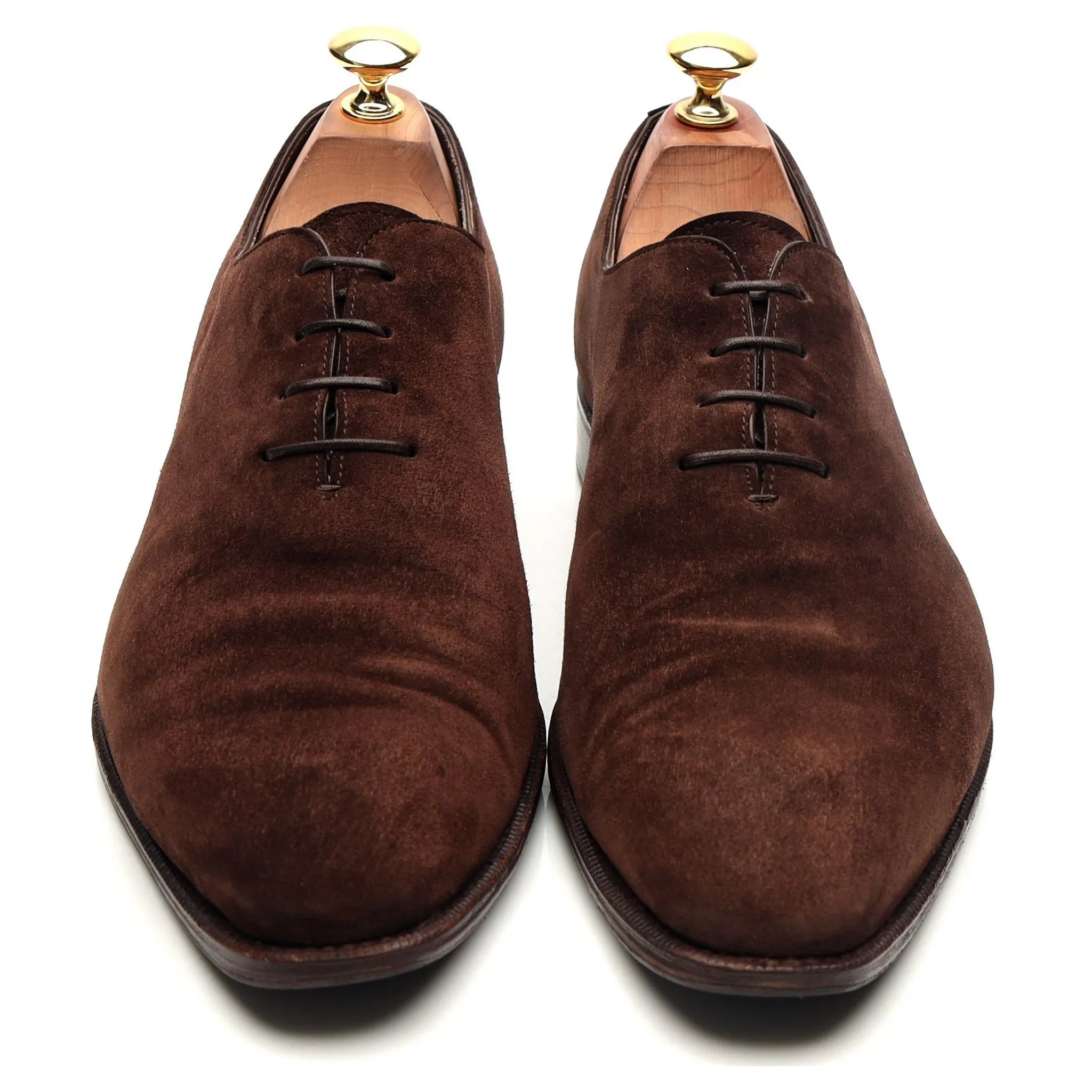 '910' Dark Brown Suede Wholecut Oxford UK 9.5 EE