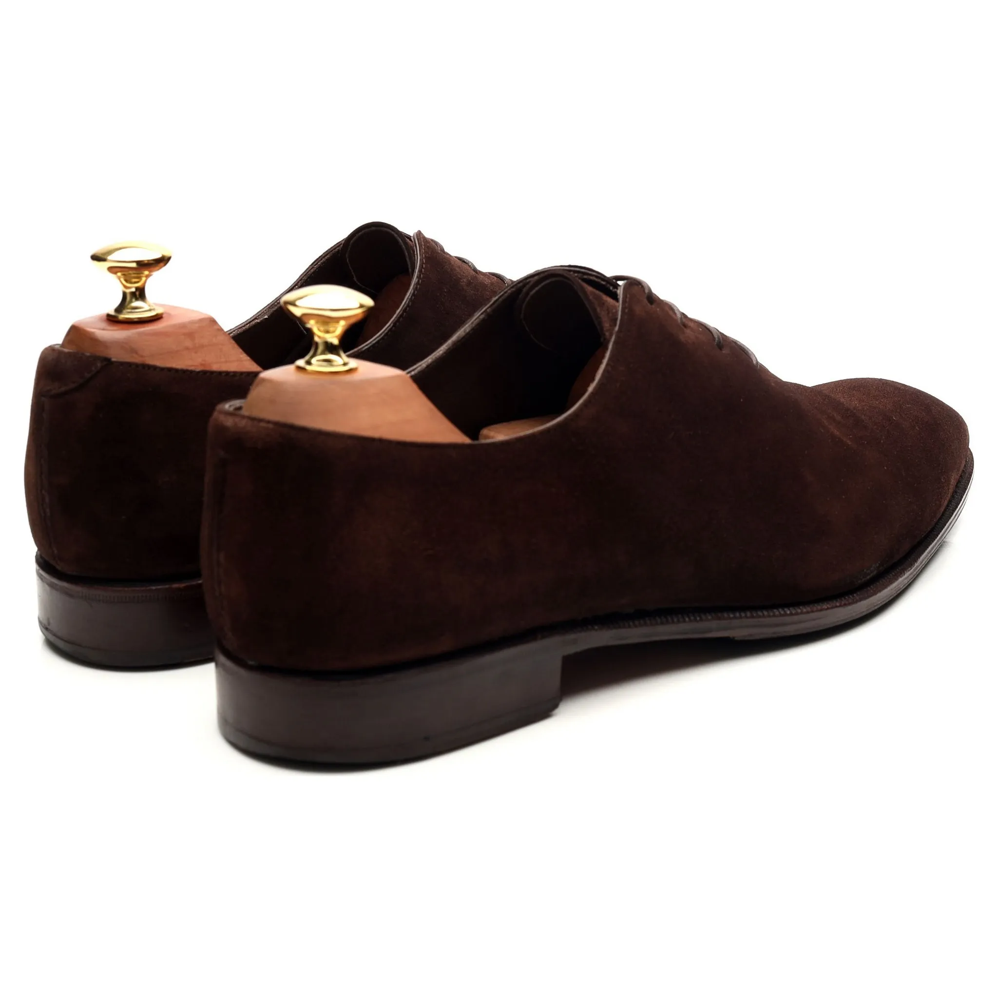 '910' Dark Brown Suede Wholecut Oxford UK 9.5 EE