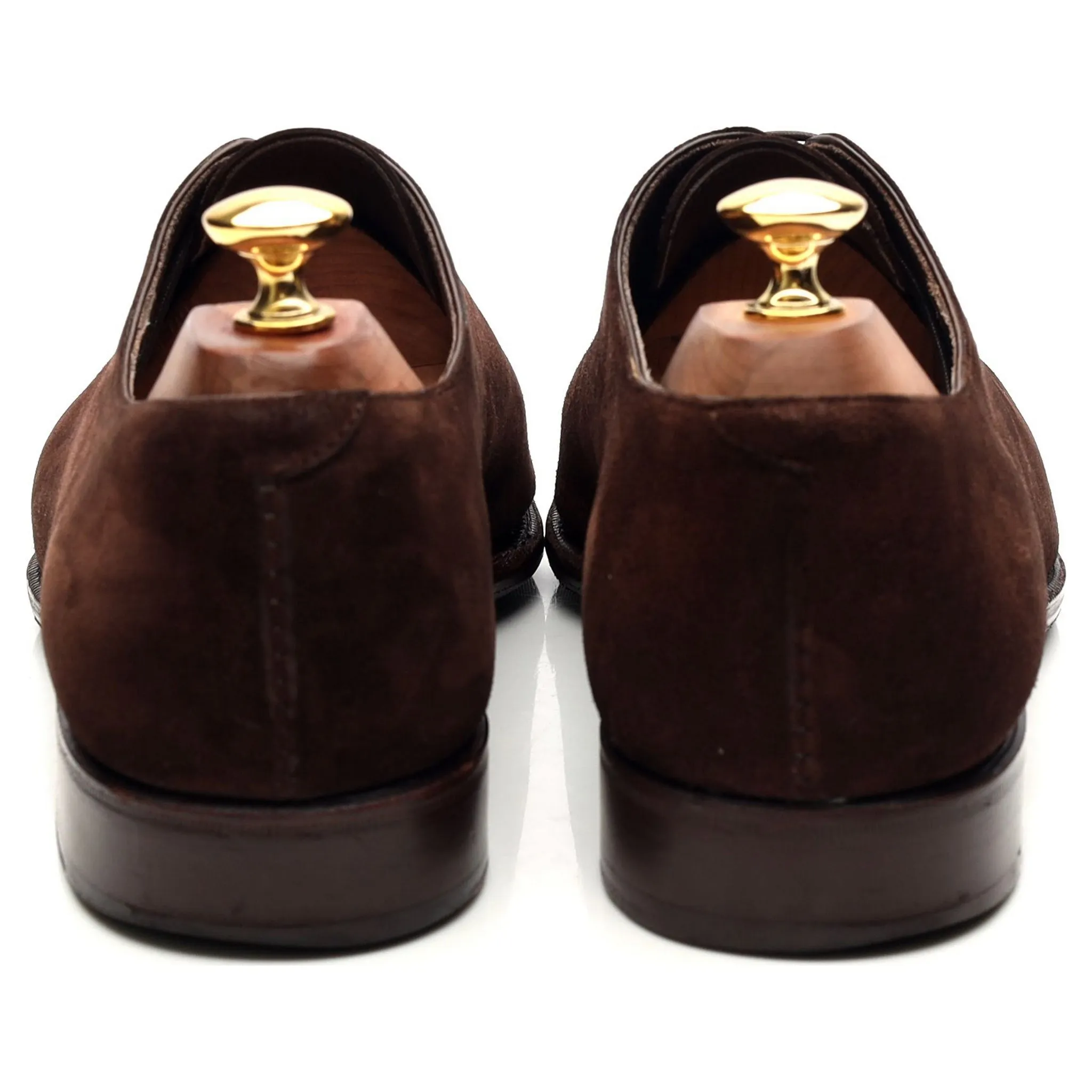'910' Dark Brown Suede Wholecut Oxford UK 9.5 EE