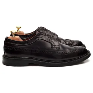 '975' Burgundy Cordovan Leather Derby Brogue UK 8 US 8.5 D