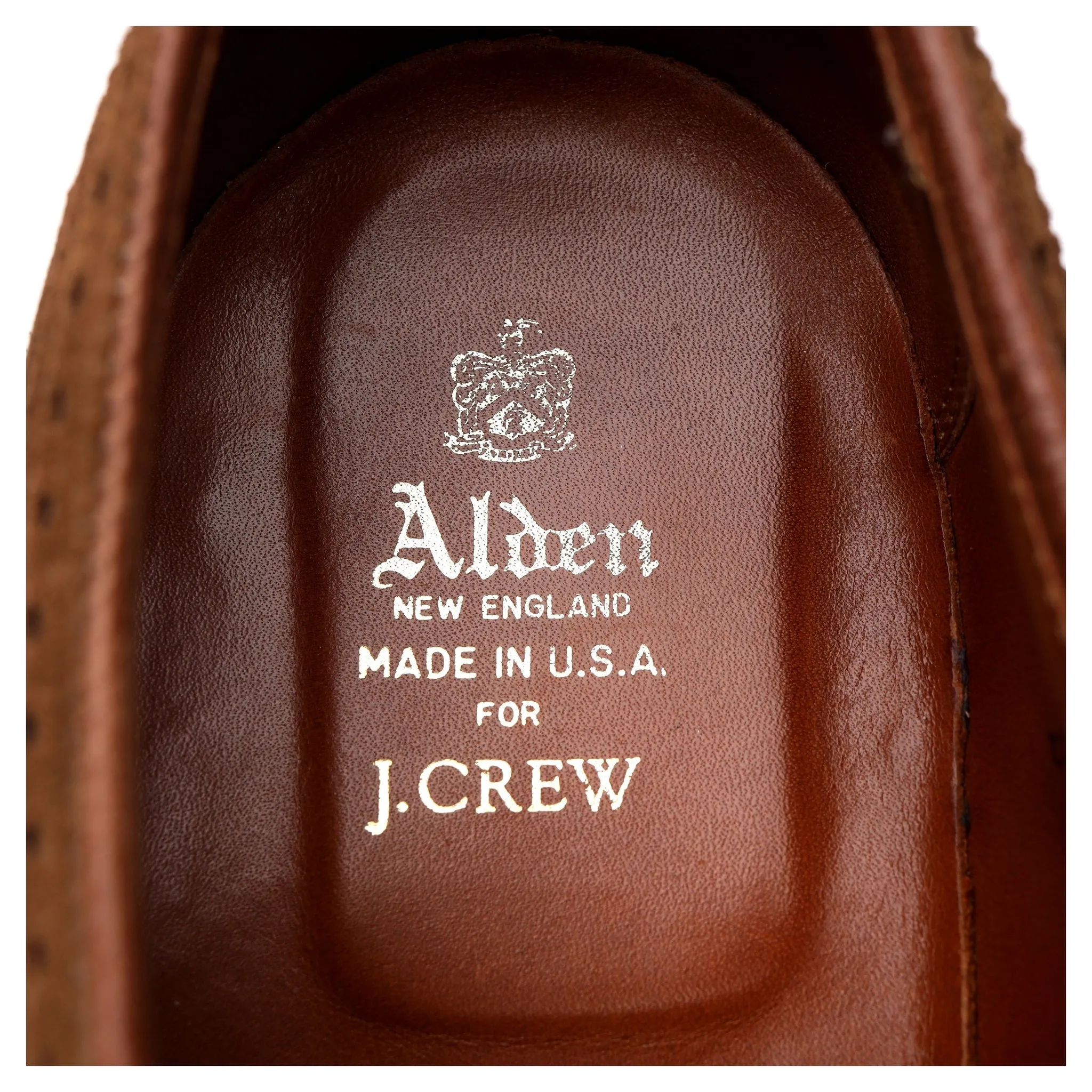 '97785' Snuff Brown Suede Derby Brogue UK 11.5 US 12 D