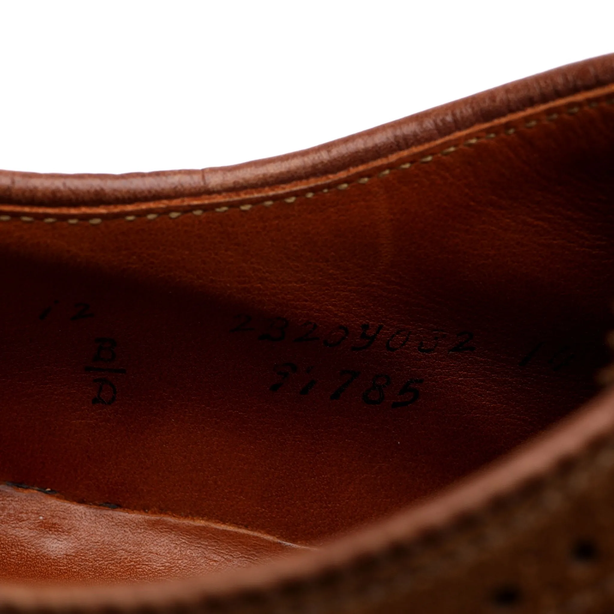 '97785' Snuff Brown Suede Derby Brogue UK 11.5 US 12 D