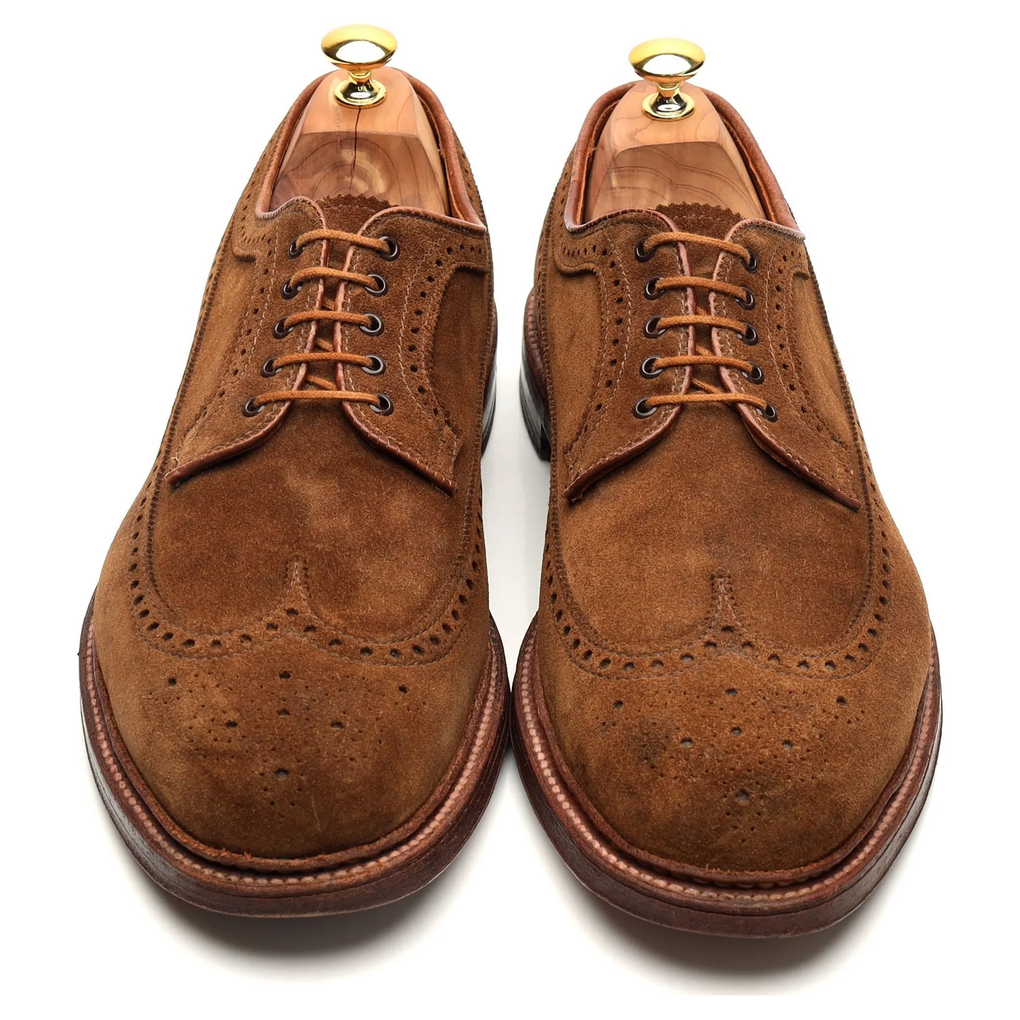 '97785' Snuff Brown Suede Derby Brogue UK 11.5 US 12 D