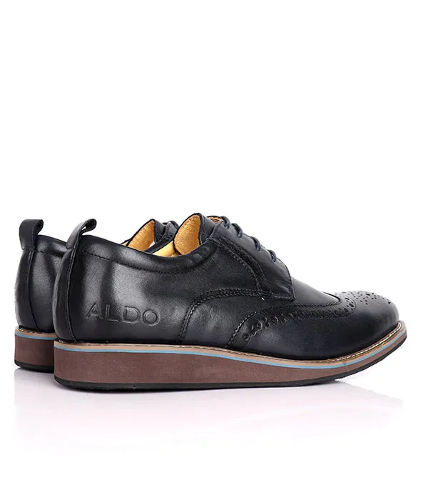 Aldo Men's Leather wingtip | Navy Blue