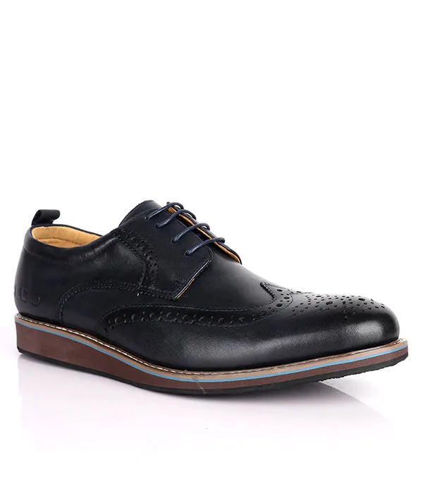 Aldo Men's Leather wingtip | Navy Blue