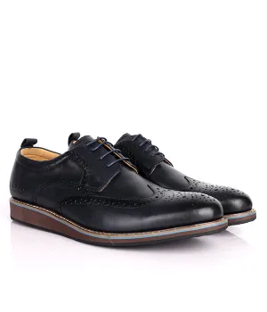 Aldo Men's Leather wingtip | Navy Blue