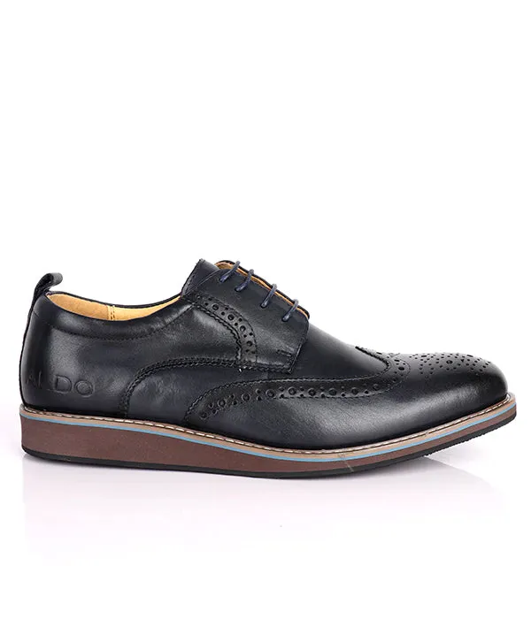 Aldo Men's Leather wingtip | Navy Blue
