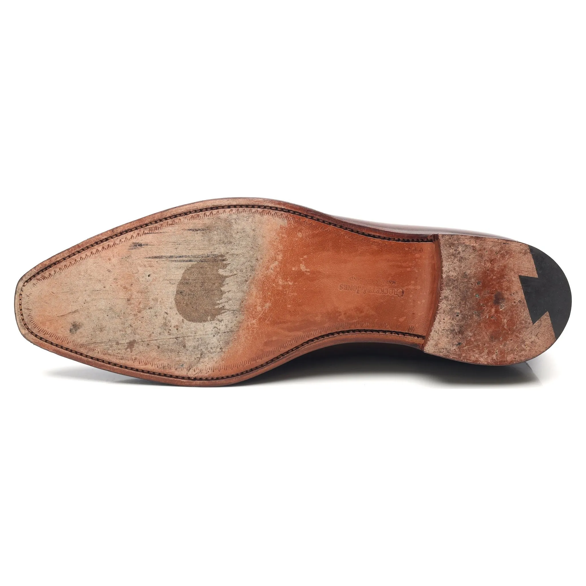 'Alex' Dark Brown Leather Wholecut Oxford UK 10.5 E
