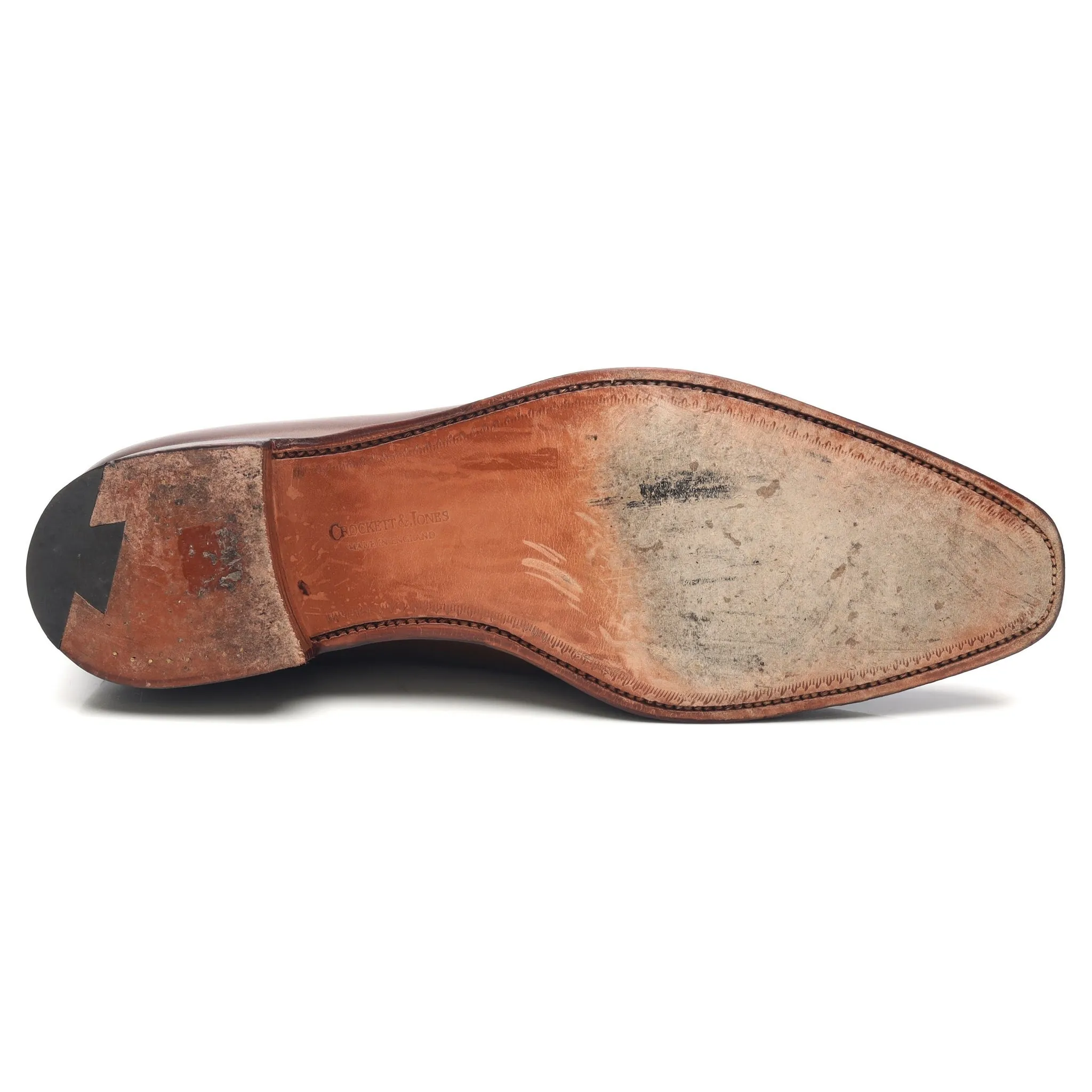 'Alex' Dark Brown Leather Wholecut Oxford UK 10.5 E