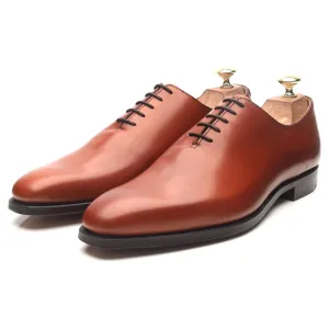 'Alex' Tan Brown Leather Wholecut Oxford UK 8.5 E
