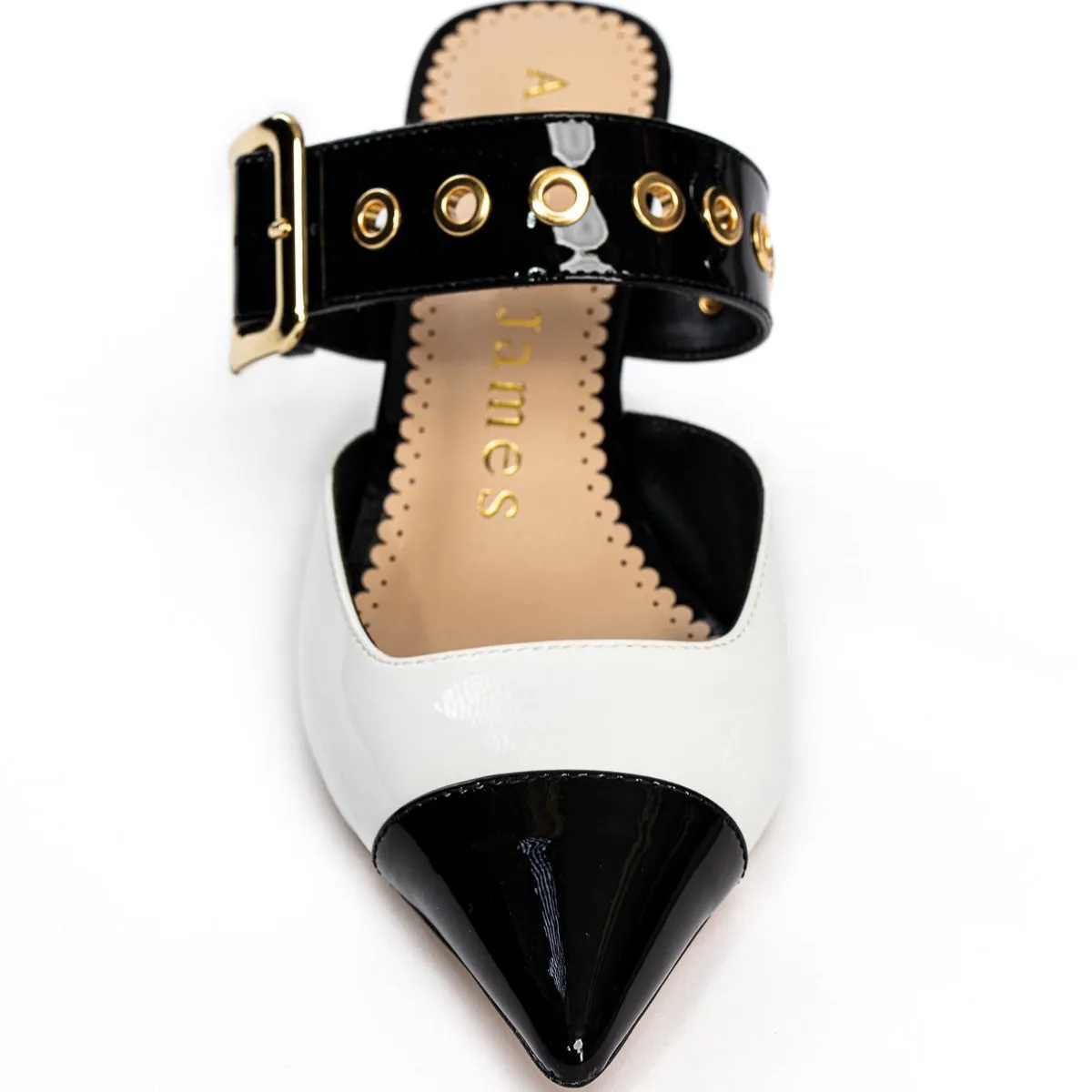 Arianna Patent Leather Mule