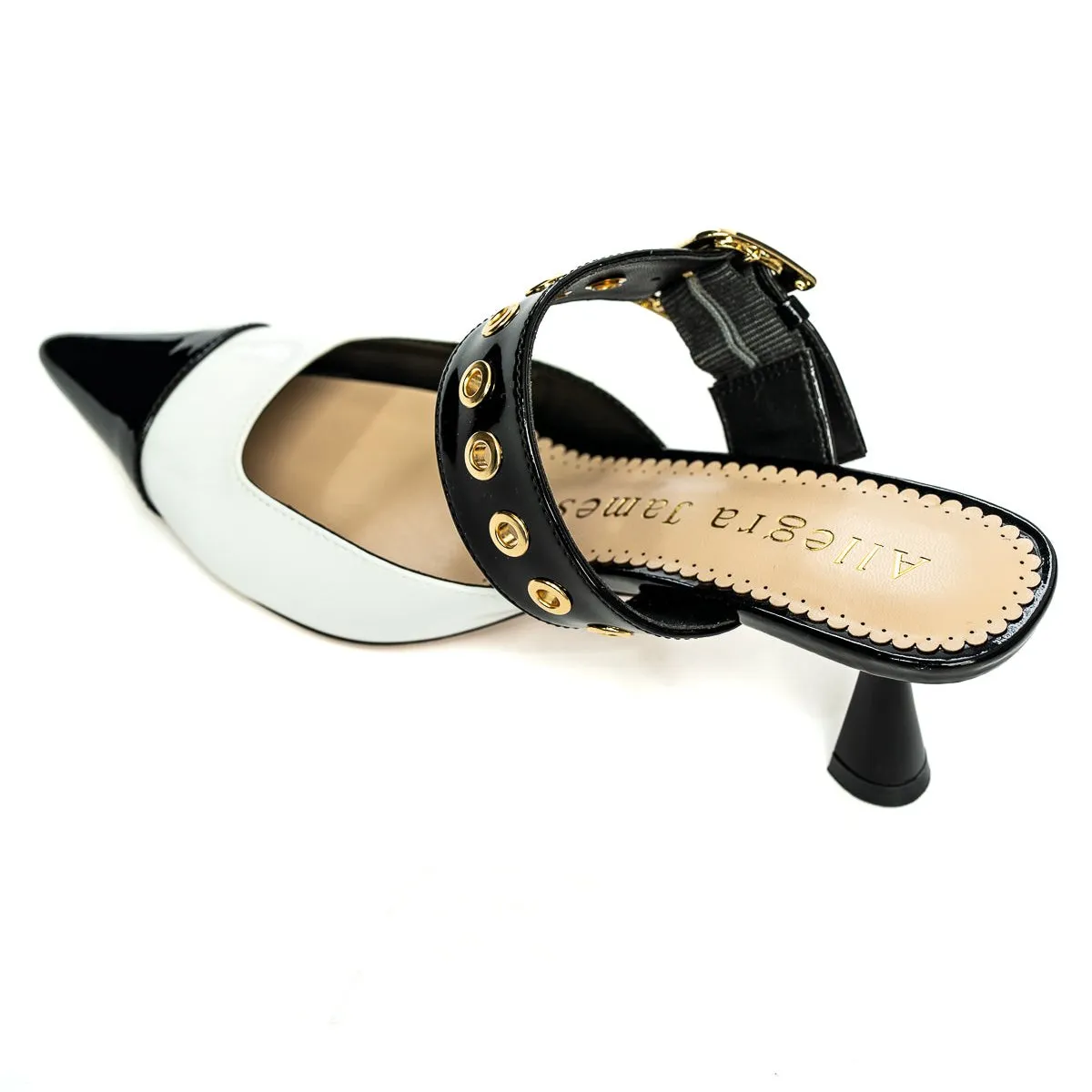Arianna Patent Leather Mule
