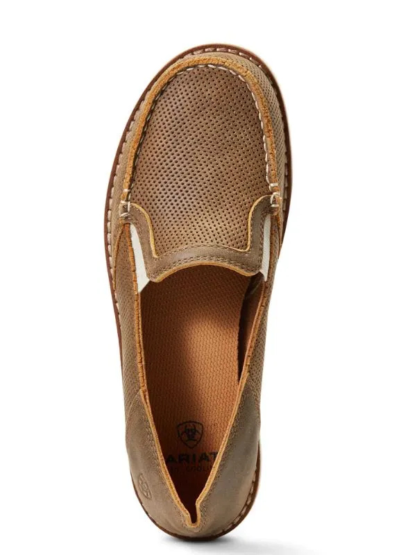 Ariat Ladies Cruiser 360° Brown Bomber Slip On Shoes 10040382