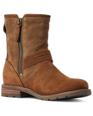 Ariat Women's Savannah Waterproof English Riding Boot - Round Toe Brown 10042452