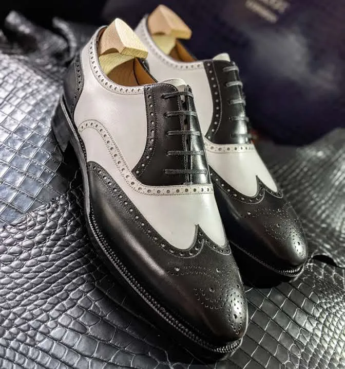 Ascot Asby - Black & White Calf