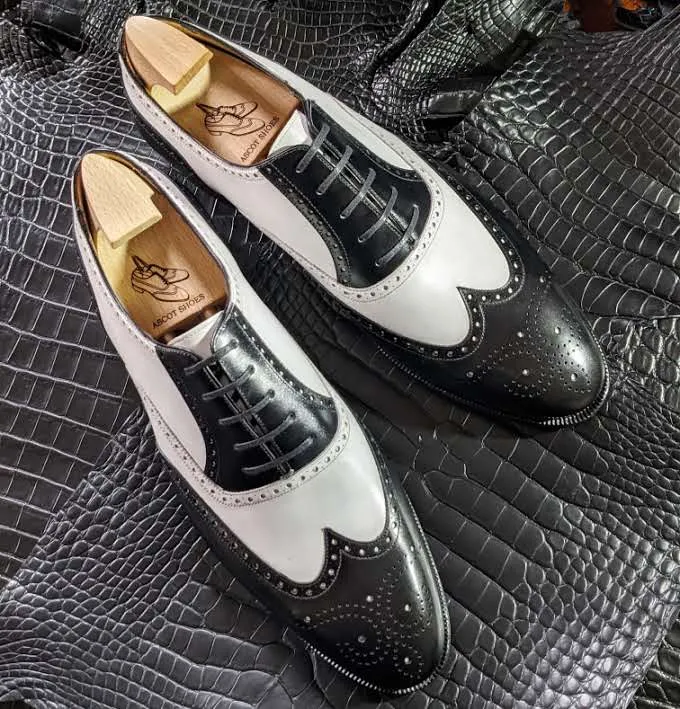 Ascot Asby - Black & White Calf