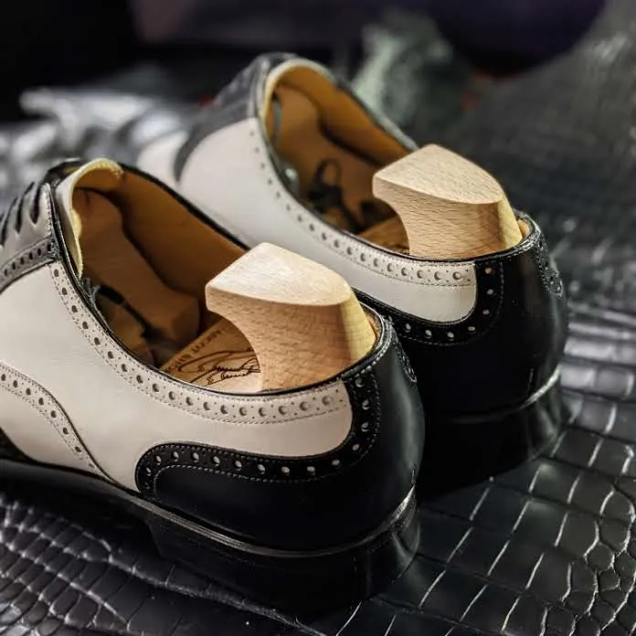 Ascot Asby - Black & White Calf