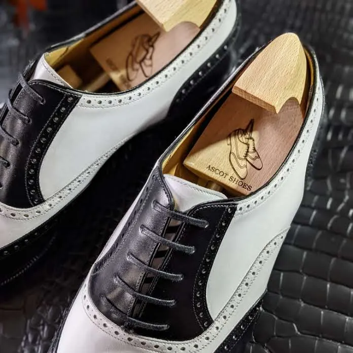 Ascot Asby - Black & White Calf