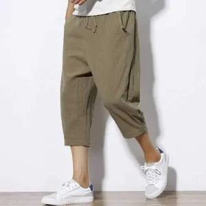 Beach Casual Calf-Length Pants