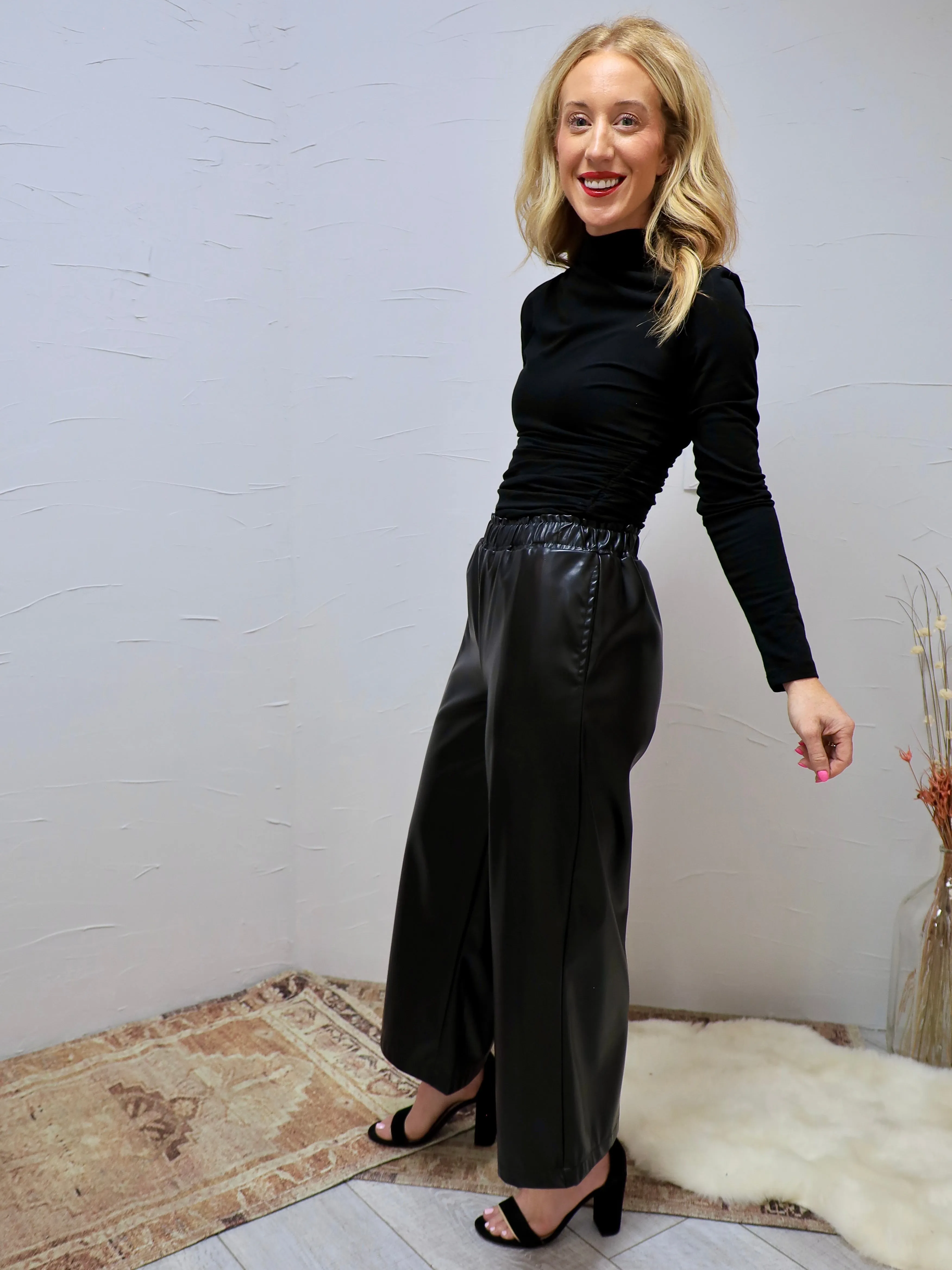Before I Met You Pleather Pant