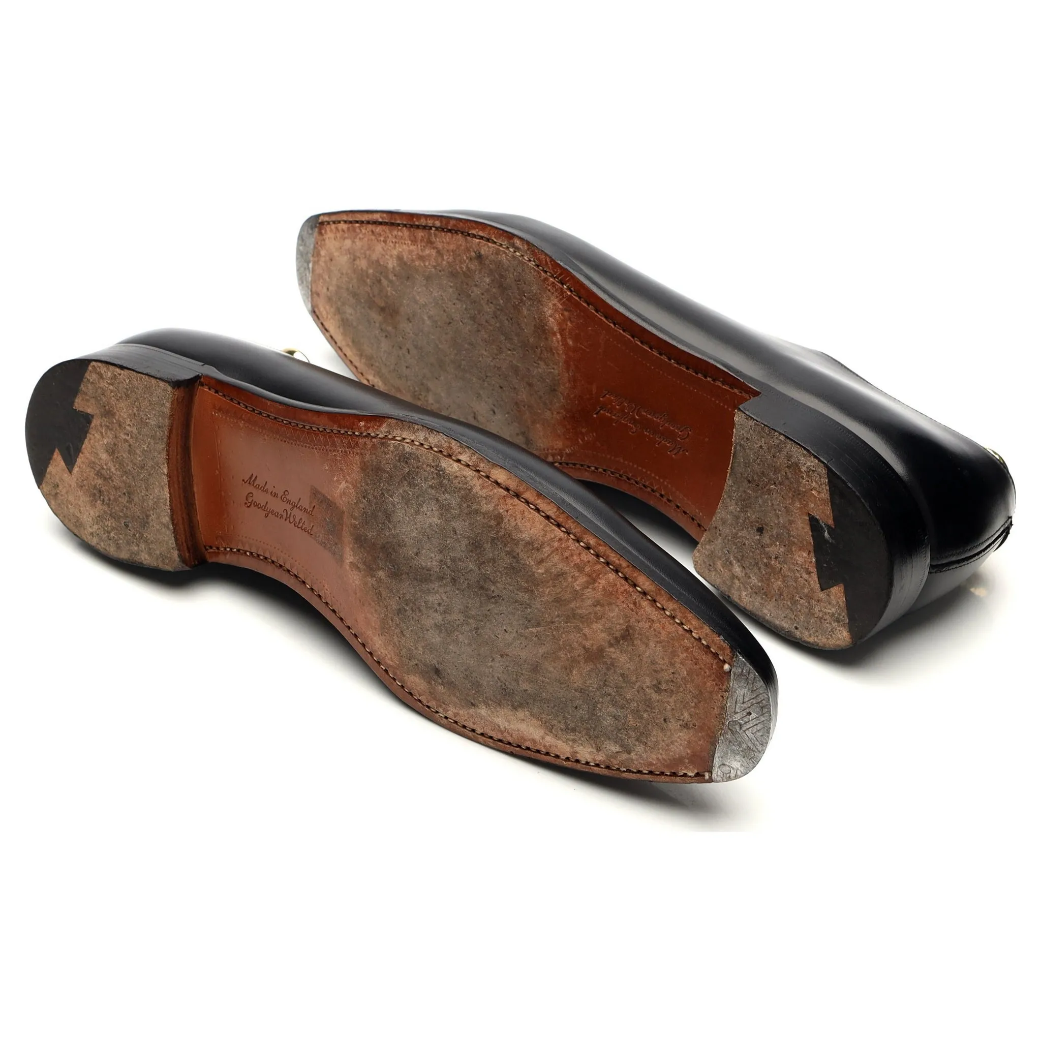'Berkeley' Black Leather Wholecut Oxford UK 9 F