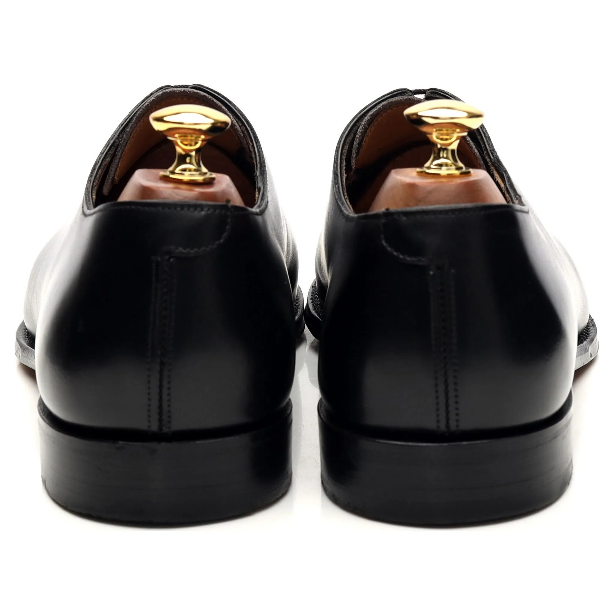 'Berkeley' Black Leather Wholecut Oxford UK 9 F