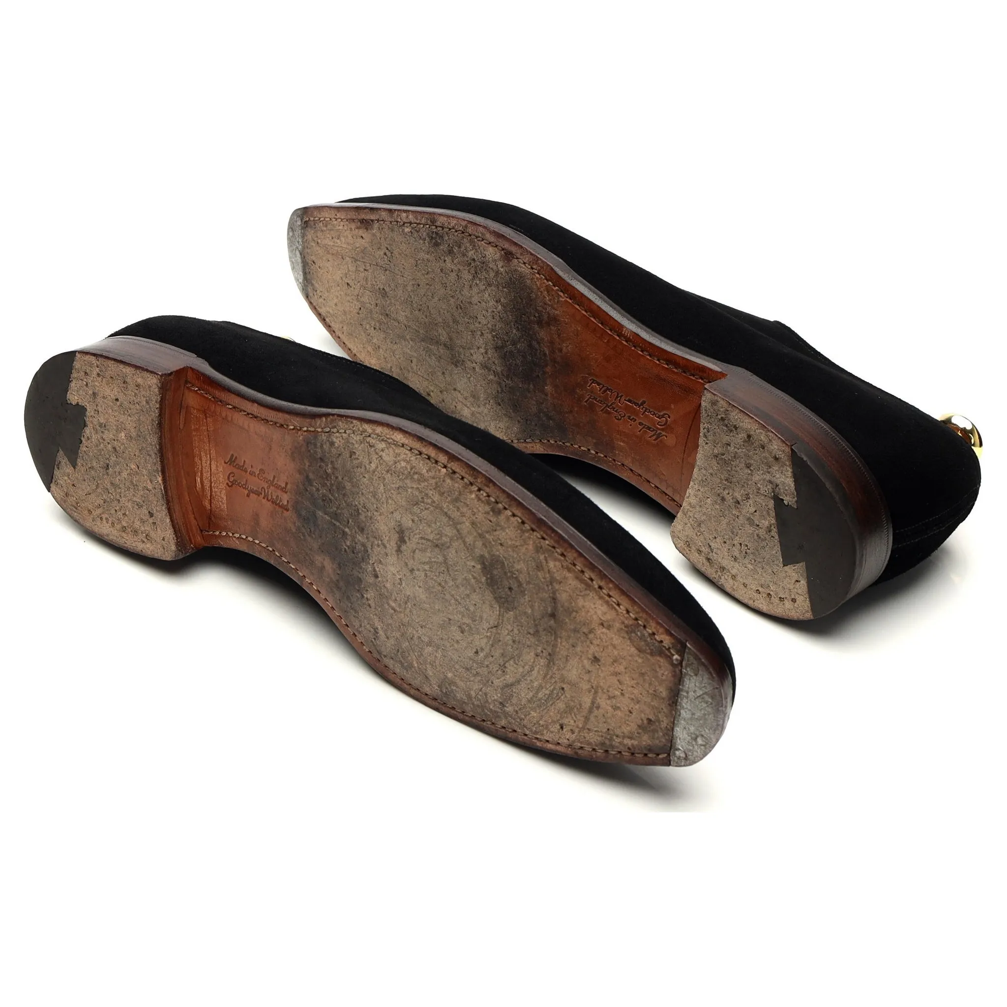 'Berkeley' Black Suede Wholecut Oxford UK 9 F