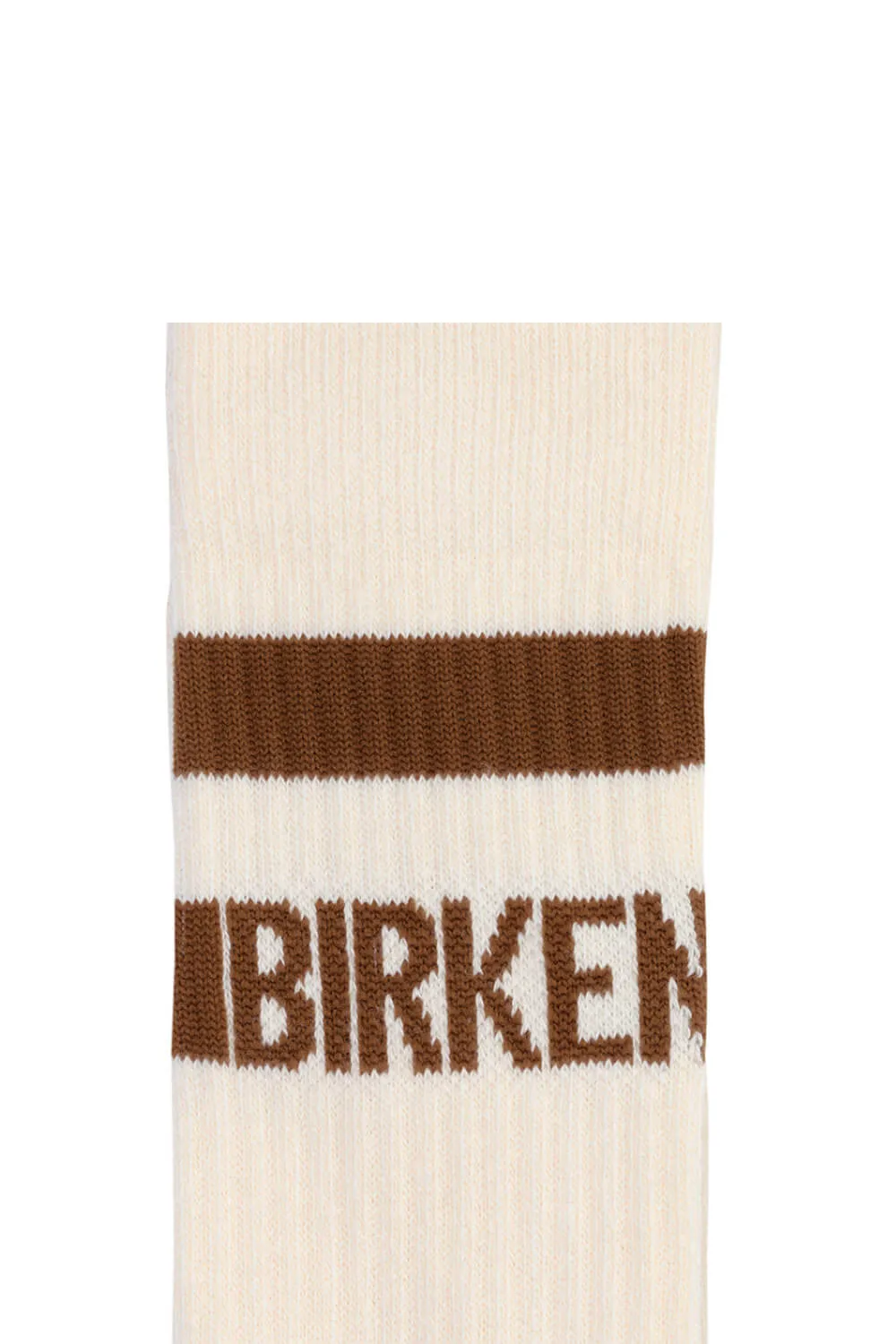 Birkenstock Cotton Crew Stripe Socks for Women in Eggshell | 1026209