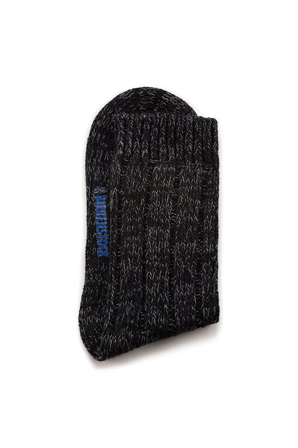 Birkenstock Cotton Twist Crew Socks for Women in Black | 1002443