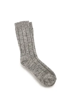 Birkenstock Cotton Twist Crew Socks for Women in Light Grey | 1002446