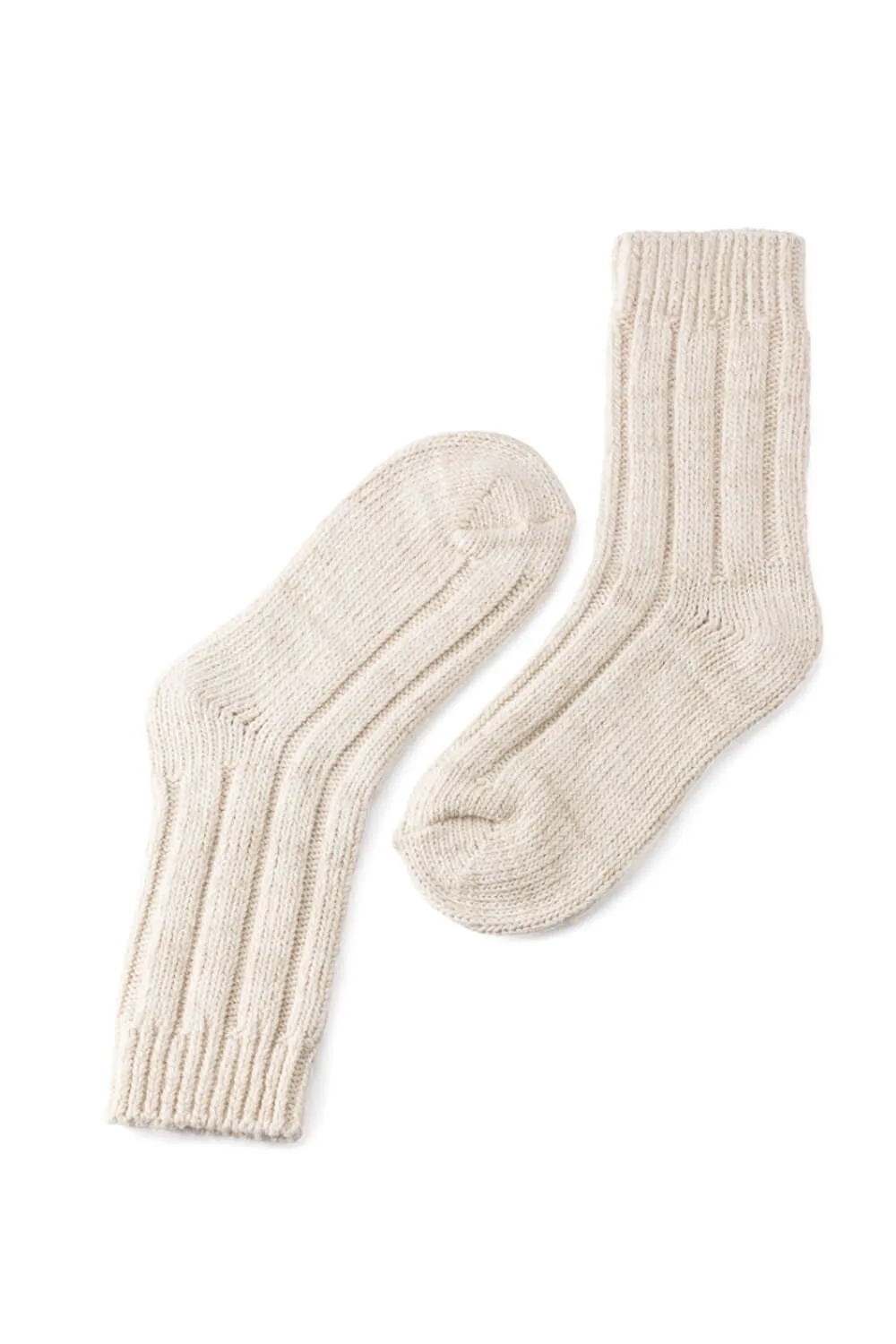 Birkenstock Cotton Twist Crew Socks for Women in White | 1023657