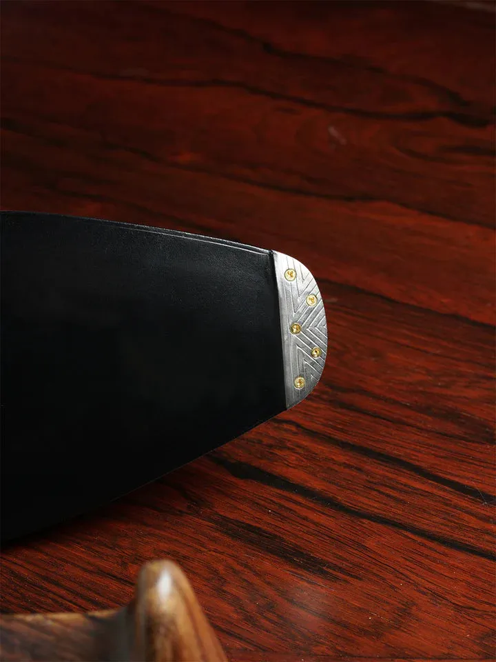 BLACK LEATHER MODENA BROGUE WINGTIP OXFORD SHOE-FORMAL SHOES