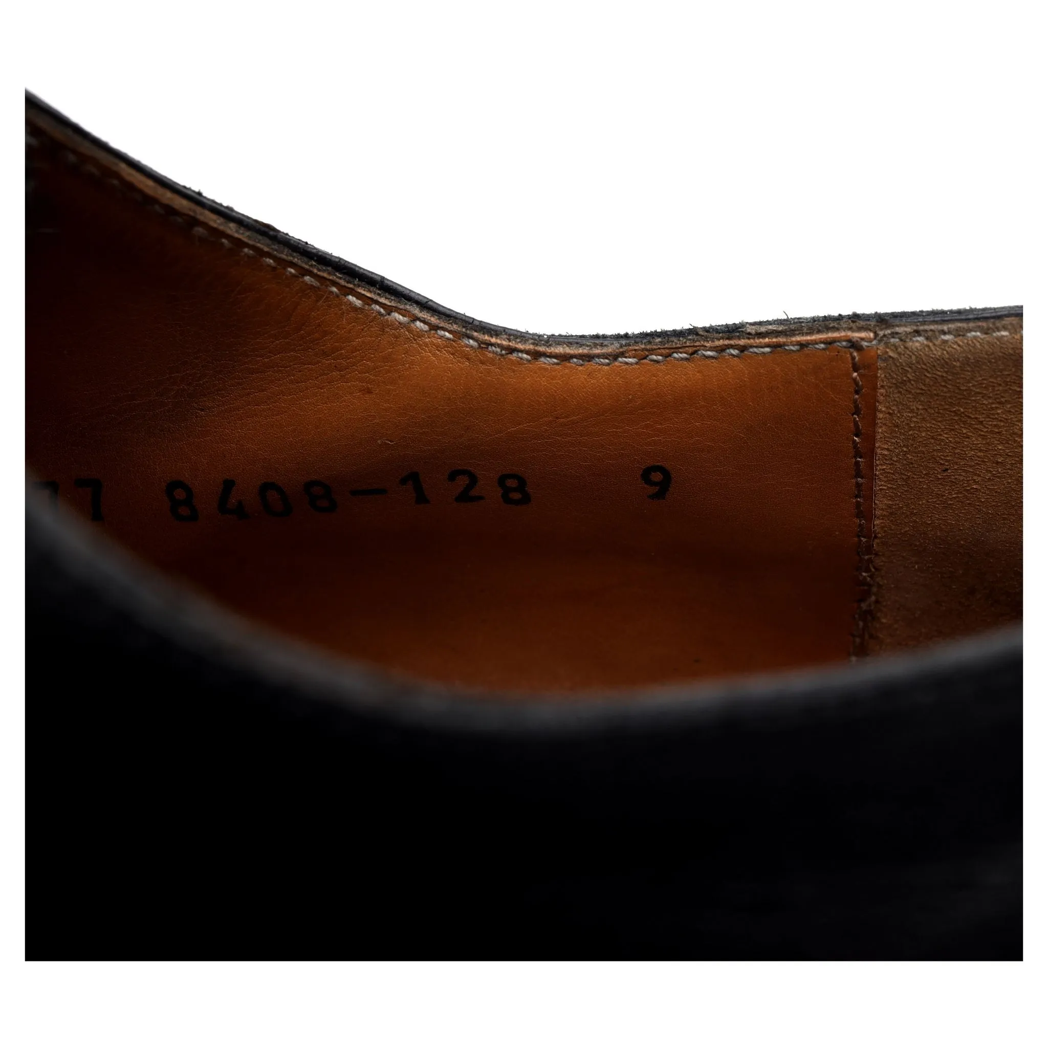 Black Leather Wholecut Oxford UK 9