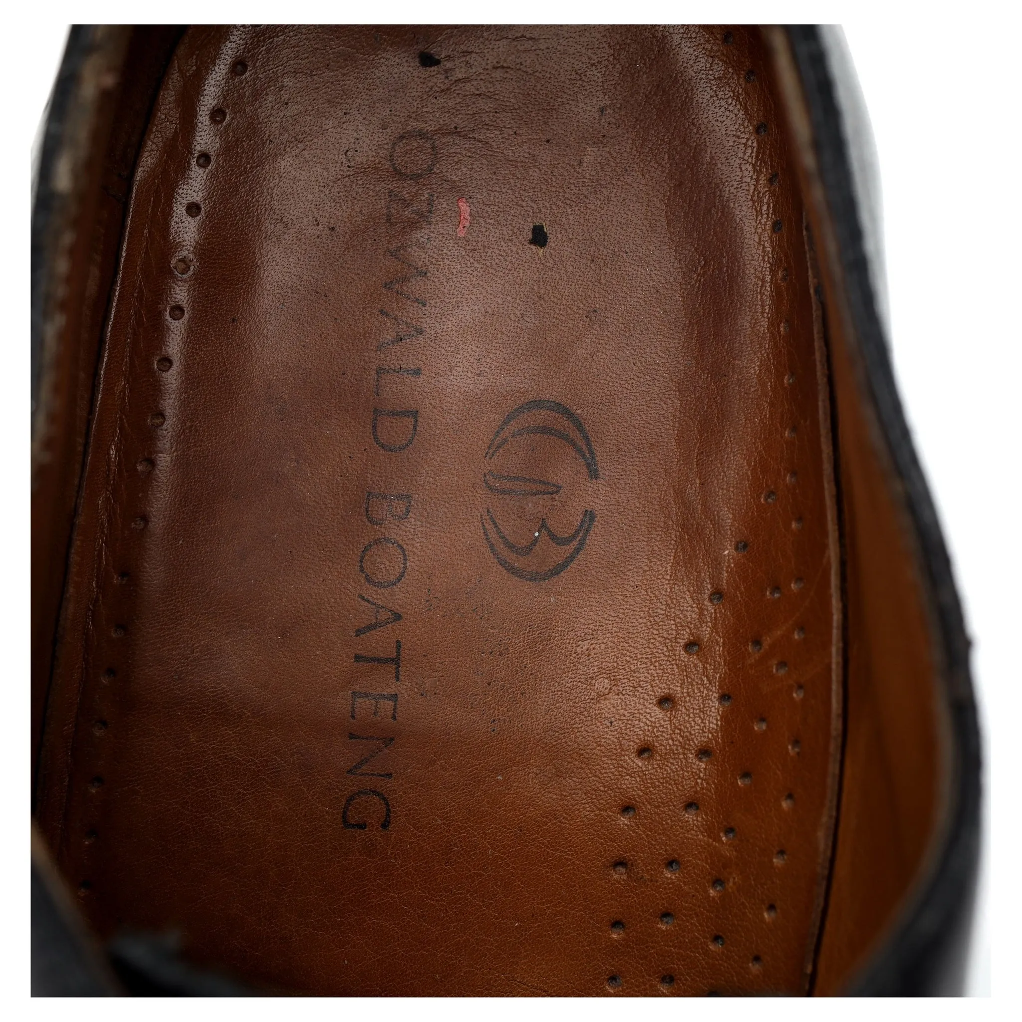 Black Leather Wholecut Oxford UK 9