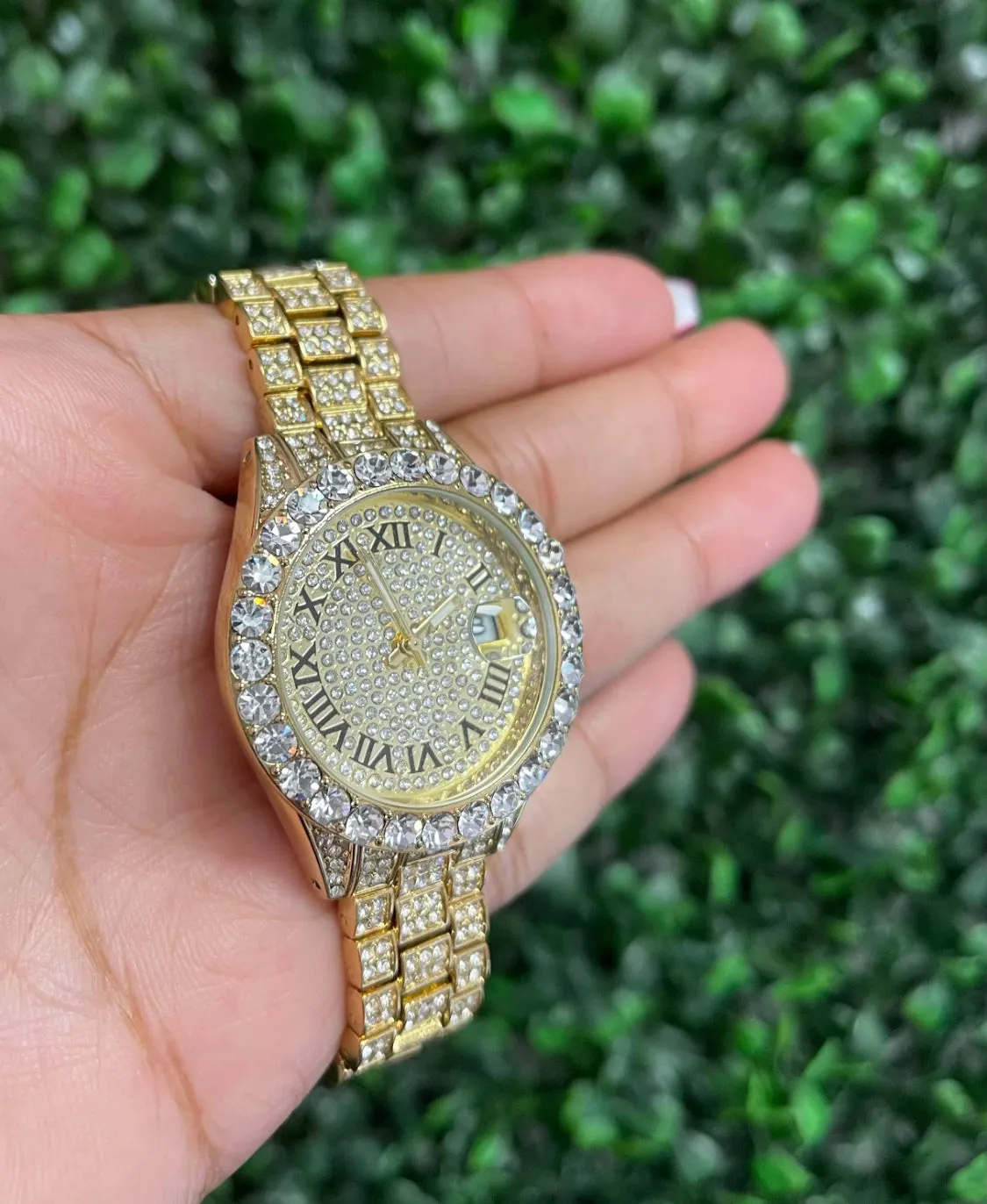 Blinged out ICY watch