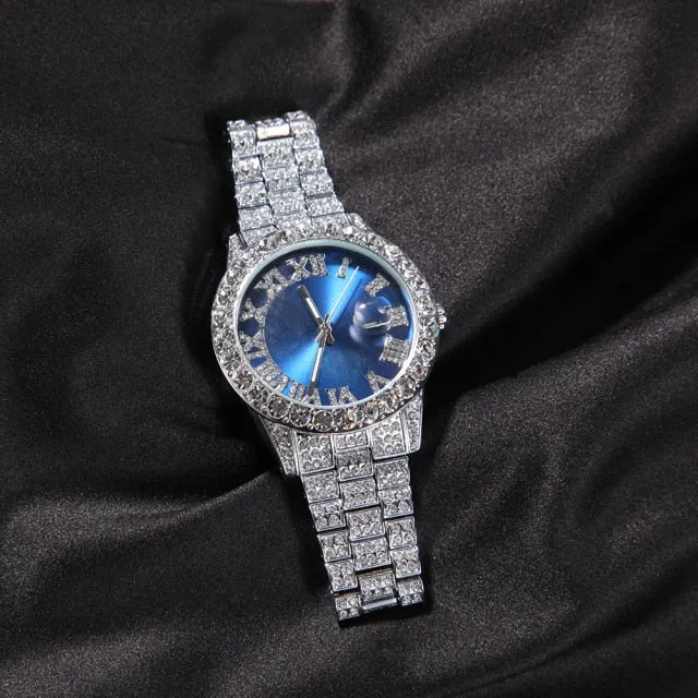 Blinged out ICY watch