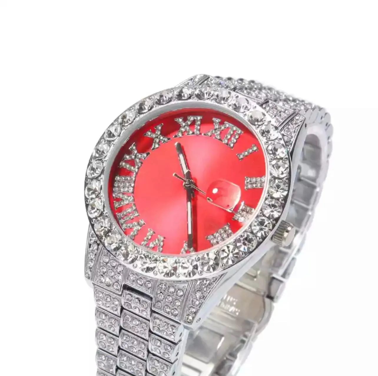 Blinged out ICY watch